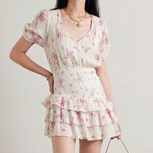 NWOT LoveShackFancy Keelin Floral Dress